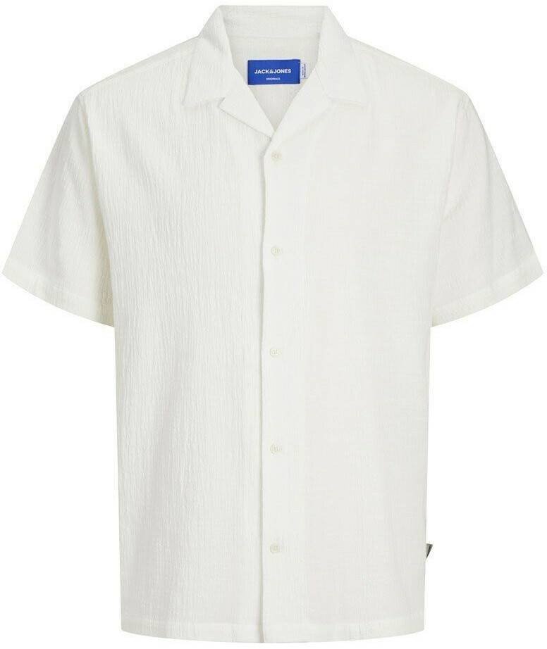 Jack & Jones Luke Crinkle Short Sleeve Shirt (12255781) cloud dancer Camisas hombre