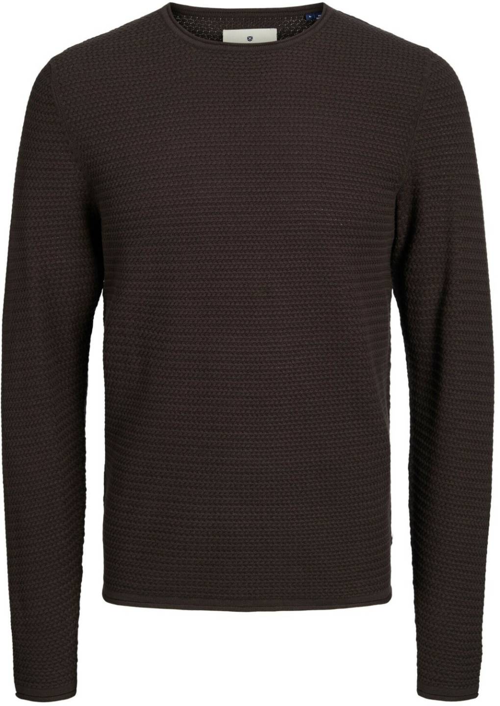 Jack & Jones Jprblumiguel knit crew neck noos (12238557-4260863) chocolate torte Jerséis hombre